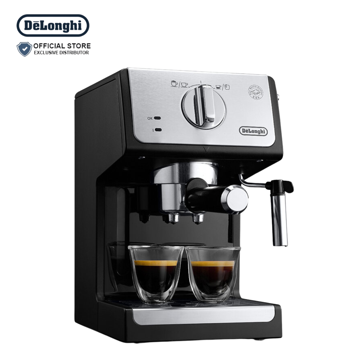 DeLonghi Manual Pump Espresso Maker Active Line - Main Image