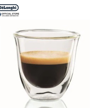 3x Delonghi Espresso Café de 2 à double paroi en verre thermique 3x Delonghi Espresso Café de 2 à double paroi en verre thermique