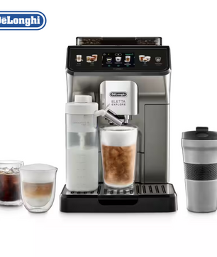 DeLonghi Automatic Coffee Maker Eletta Explore Titanium - ECAM450.86.T
