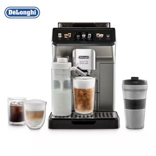 DeLonghi Automatic Coffee Maker Eletta Explore Titanium - ECAM450.86.T