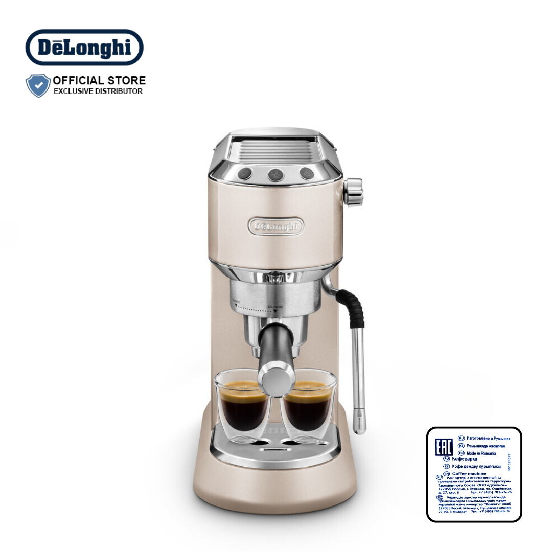 DeLonghi Dedica Arte Manual Pump Espresso Maker - EC885.BG