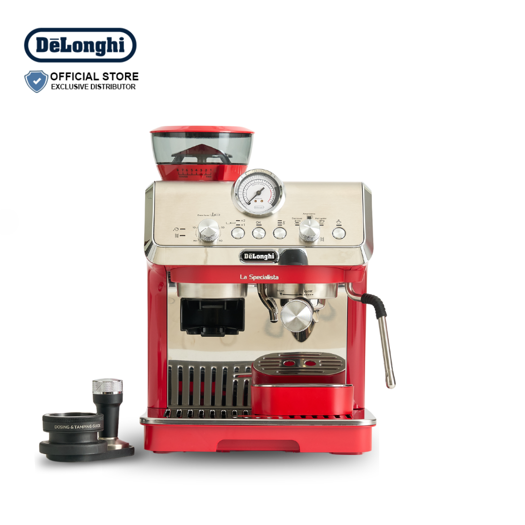 DeLonghi Manual Coffee Espresso Machine La Specialist Red EC9155