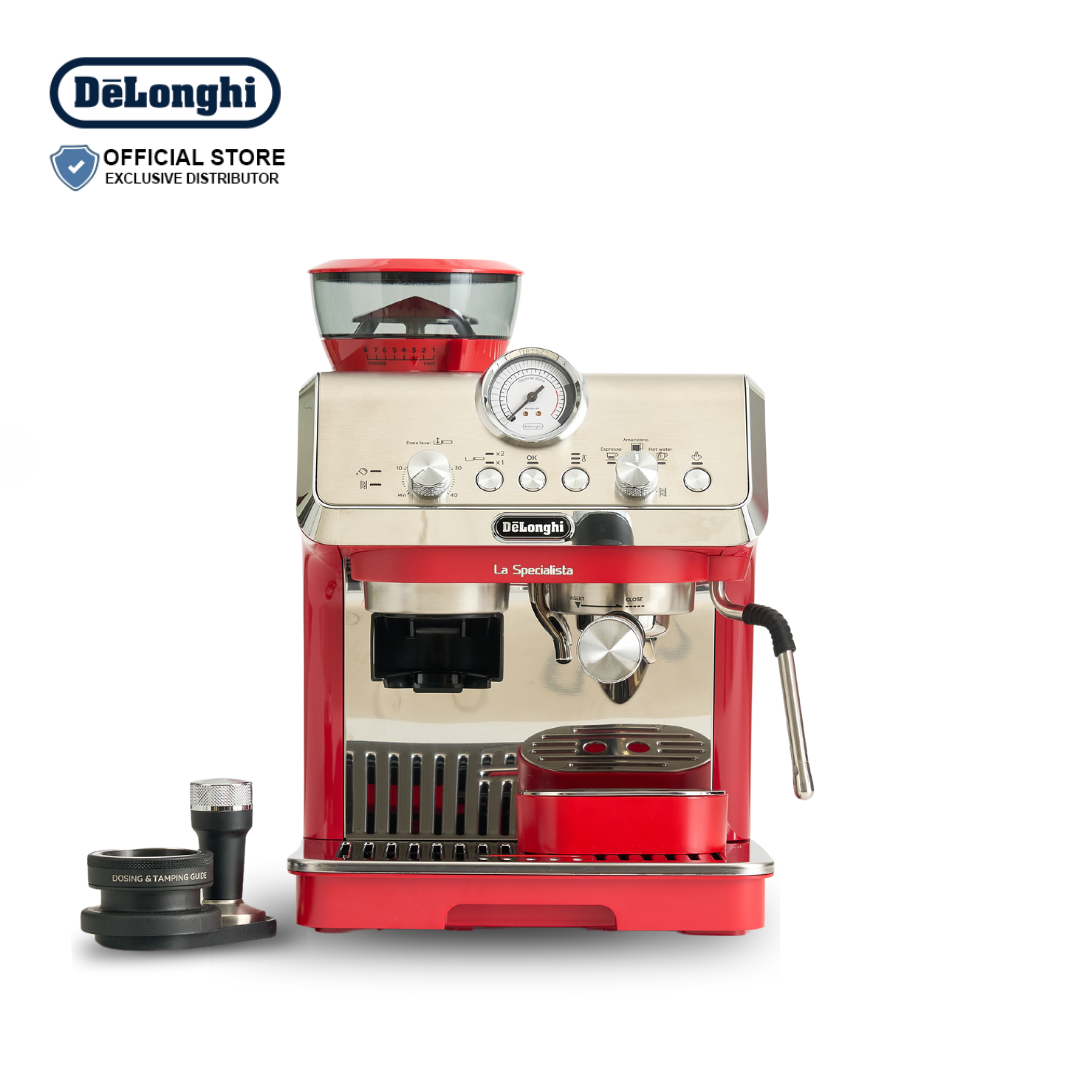 DeLonghi Manual Coffee Espresso Machine La Specialist Red - EC9155.R