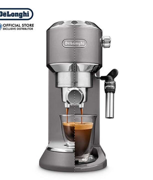 DeLonghi Dedica Manual Pump Espresso Maker Gray - EC785.GY
