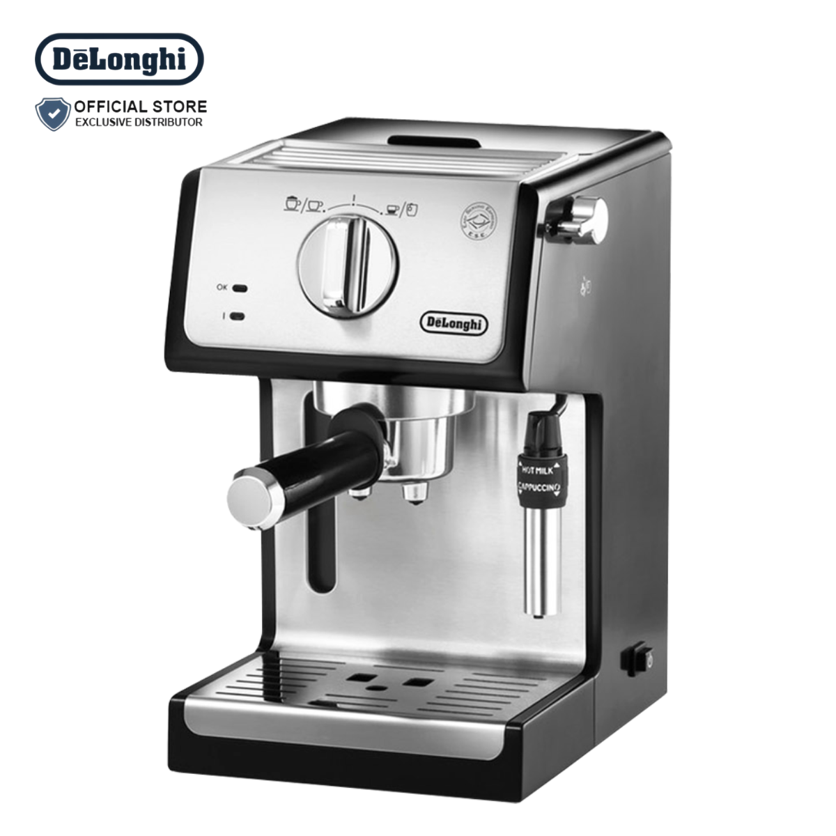 DeLonghi Manual Pump Espresso Maker - ECP35.31