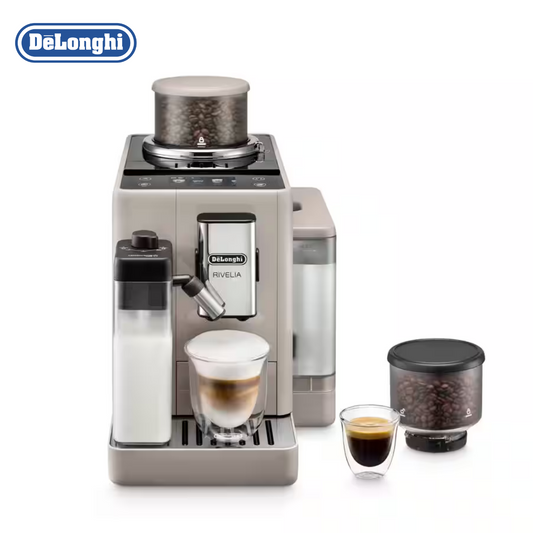 DeLonghi Automatic Coffee Machine Rivelia Sand Beige - EXAM 440.55.BG