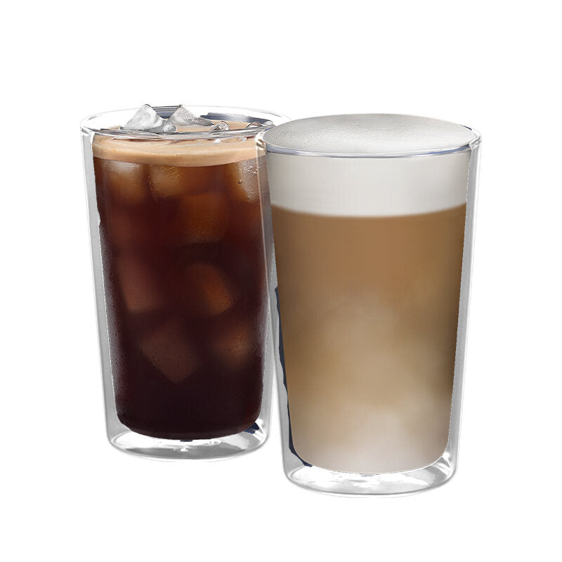 DeLonghi Double Wall Cold Drinks Glasses 480ml Set of 2 - DLSC319