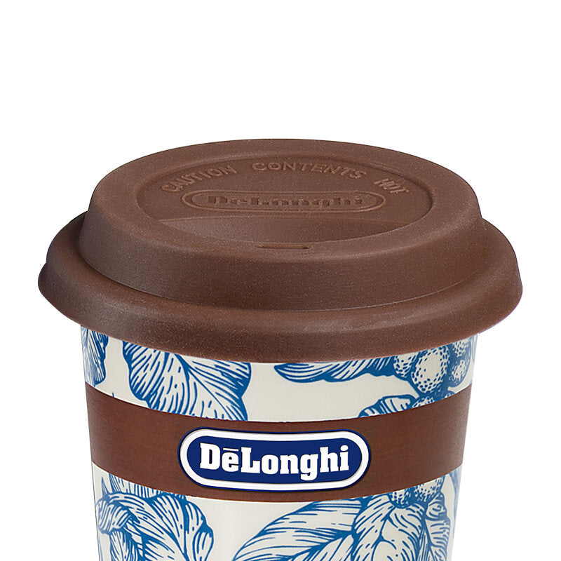 DeLonghi Thermal Travel Mug Blue Coffee Plant - DLSC064