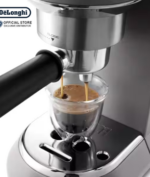 DeLonghi Dedica Manual Pump Espresso Maker Gray - EC785.GY