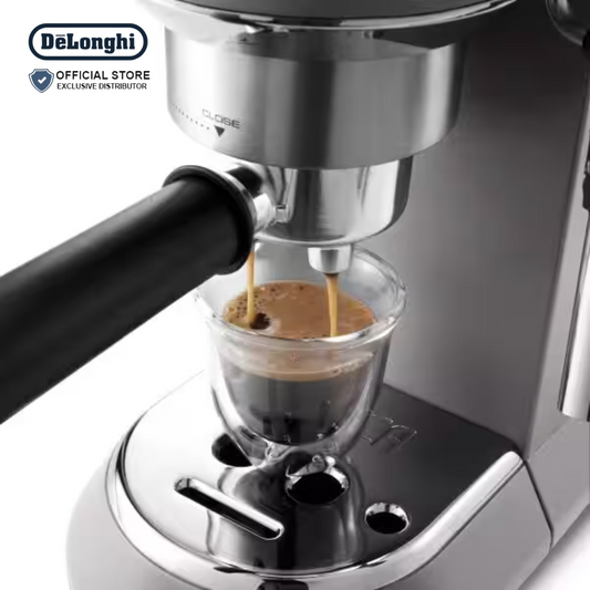 DeLonghi Dedica Manual Pump Espresso Maker Gray - EC785.GY