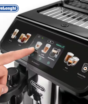 DeLonghi Automatic Coffee Maker Eletta Explore Titanium - ECAM450.86.T