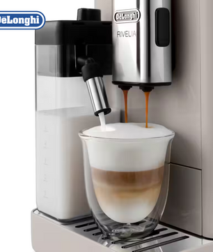 DeLonghi Automatic Coffee Machine Rivelia Sand Beige - EXAM 440.55.BG