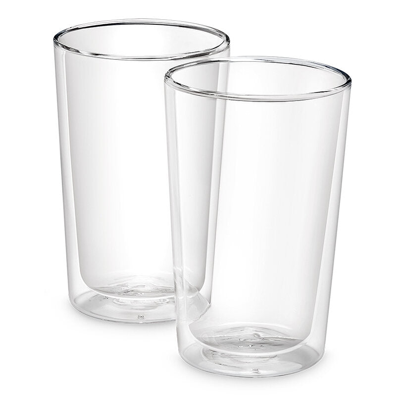 DeLonghi Double Wall Cold Drinks Glasses 480ml Set of 2 - DLSC319