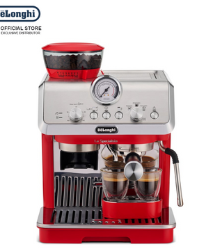 DeLonghi Manual Coffee Espresso Machine La Specialist Red - EC9155.R