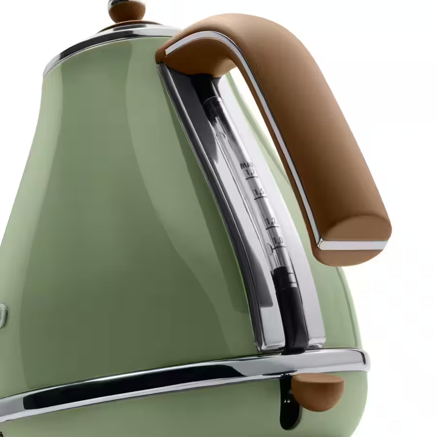 De'Longhi Icona Vintage Cordless Electric Kettle 1.7L - KBOV2001.GR