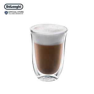 DeLonghi Double Wall Latte Macchiato Glasses 220ml Set of 2 - DLSC312