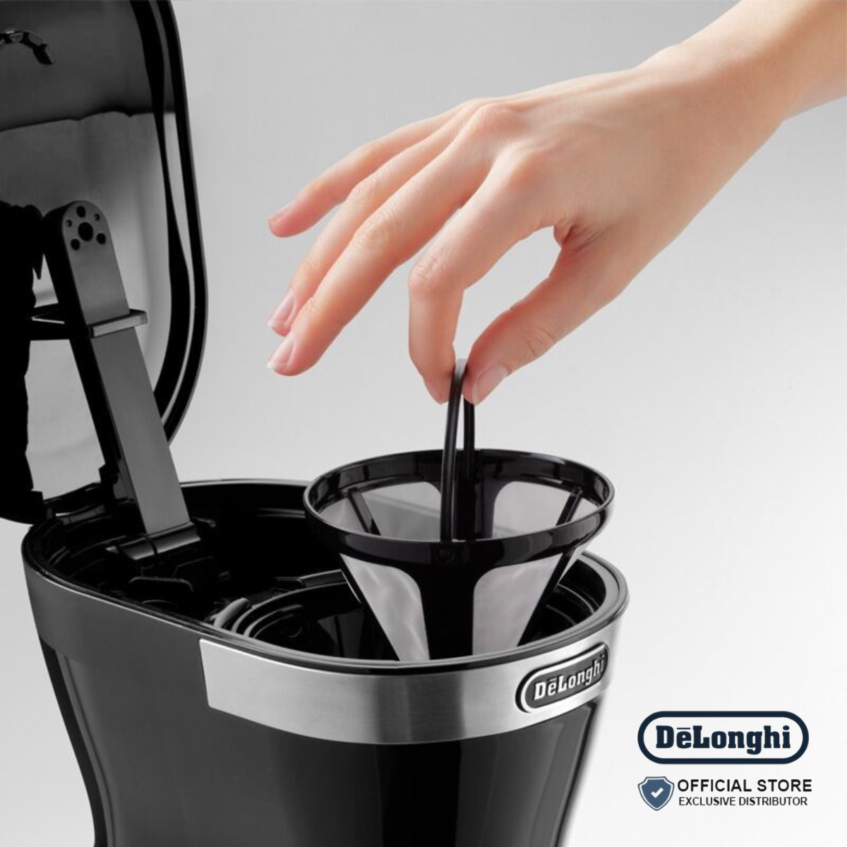 DeLonghi Drip Coffee Maker Active Line – ICM12011.Black