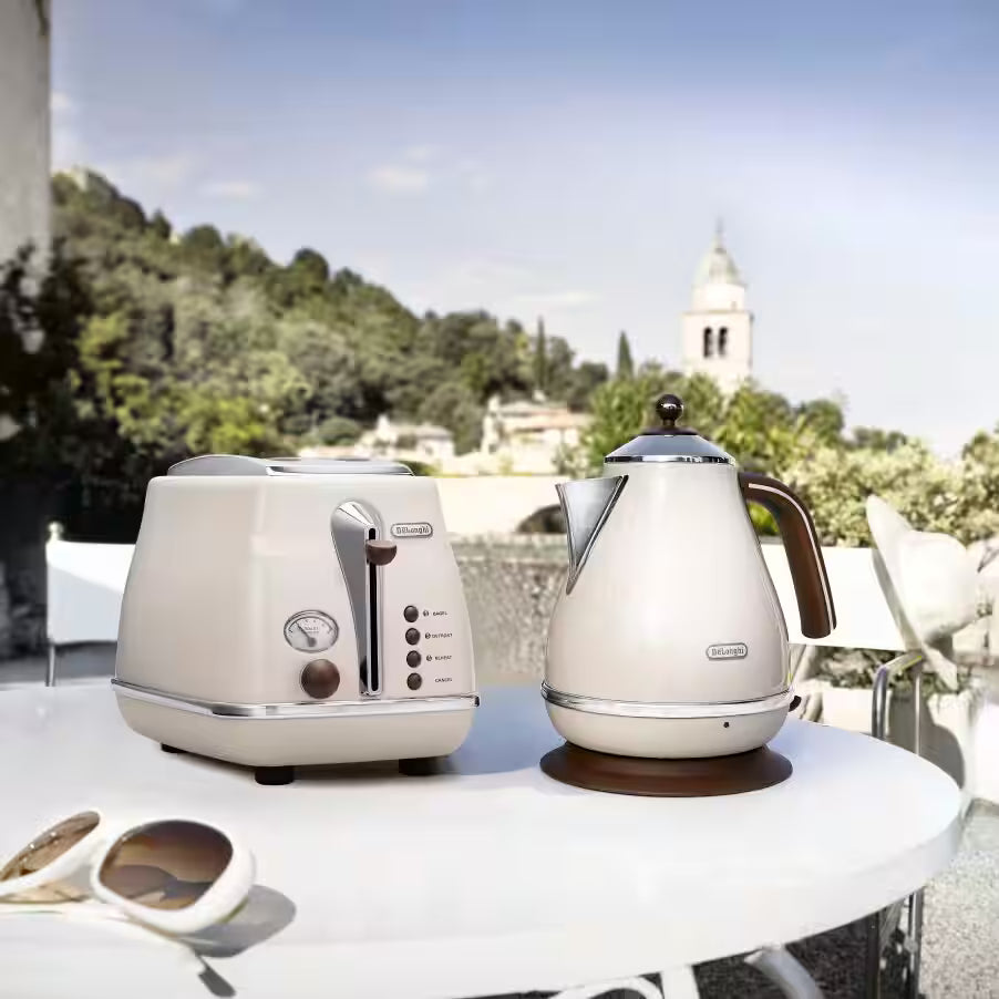 De'Longhi Icona Vintage Cordless Electric Kettle 1.7L - KBOV2001.BG