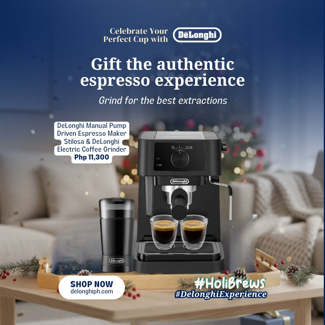 [Holiday Bundle] - DeLonghi Stilosa & Electric Coffee Grinder