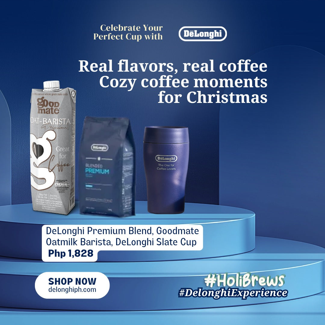 [Holiday Bundle] DeLonghi Premium Blend & Goodmate Oatmilk Barista