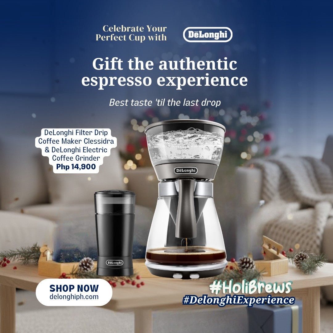 [Holiday Bundle] - DeLonghi Clessidra & Electric Coffee Grinder