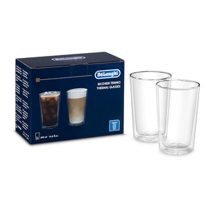 DeLonghi Double Wall Cold Drinks Glasses 480ml Set of 2 - DLSC319