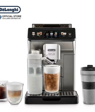 DeLonghi Automatic Coffee Maker Eletta Explore Titanium - ECAM450.86.T