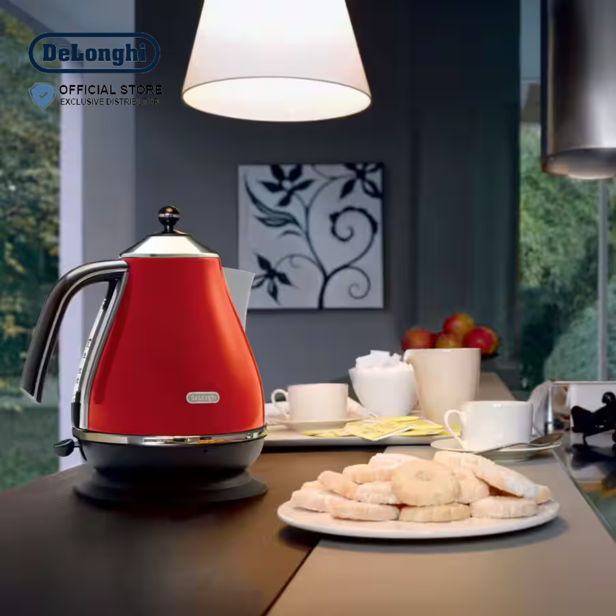 DeLonghi Icona Classic Electric Kettle 1.7L - KBO2001.R