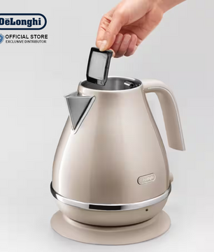 DeLonghi Icona Metallics Cordless Electric Kettle 1.7L - KBOT2001.BG