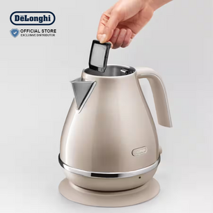 DeLonghi Icona Metallics Cordless Electric Kettle 1.7L - KBOT2001.BG