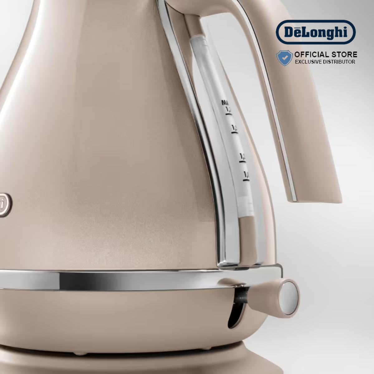 DeLonghi Icona Metallics Cordless Electric Kettle 1.7L - KBOT2001