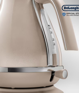 DeLonghi Icona Metallics Cordless Electric Kettle 1.7L - KBOT2001.BG