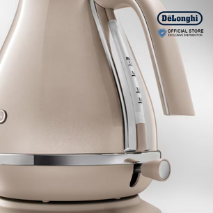 DeLonghi Icona Metallics Cordless Electric Kettle 1.7L - KBOT2001.BG