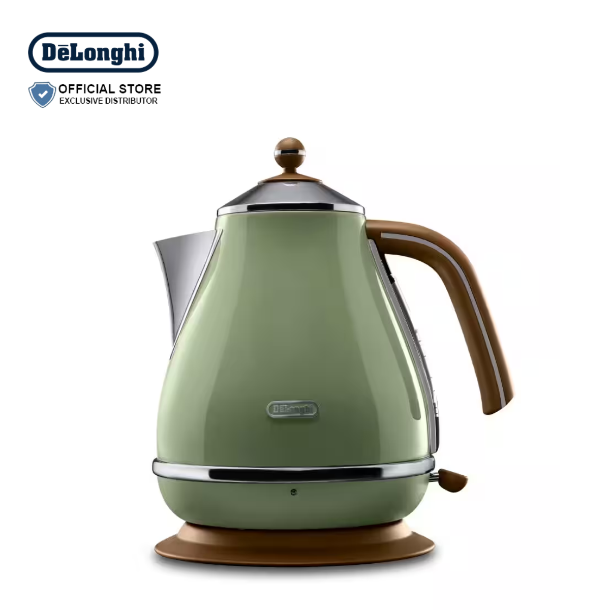 De'Longhi Icona Vintage Cordless Electric Kettle 1.7L - KBOV2001.GR