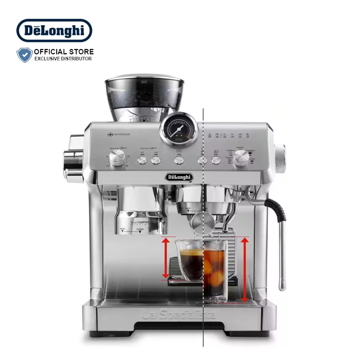 DeLonghi Manual Coffee Espresso Machine La Specialista Opera - EC9555.M