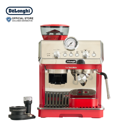 DeLonghi Manual Coffee Espresso Machine La Specialist Red - EC9155.R