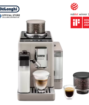 DeLonghi Automatic Coffee Machine Rivelia Sand Beige - EXAM 440.55.BG