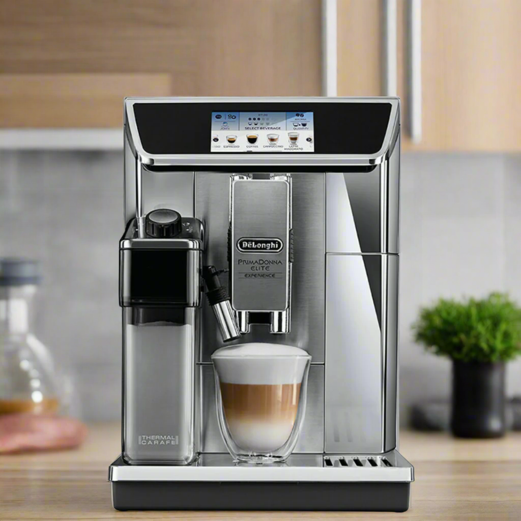 DeLonghi Fully Automatic Coffee Espresso Machine PrimaDonna Elite Expe