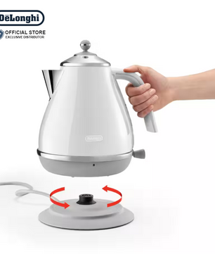 DeLonghi Icona Capitals Kettle Sidney White 1.7L - KBOC2001.W
