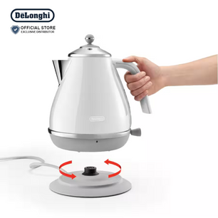 DeLonghi Icona Capitals Kettle Sidney White 1.7L - KBOC2001.W