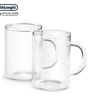 DeLonghi Long Coffee Americano Glass 250ml Set of 2 - DLSC320