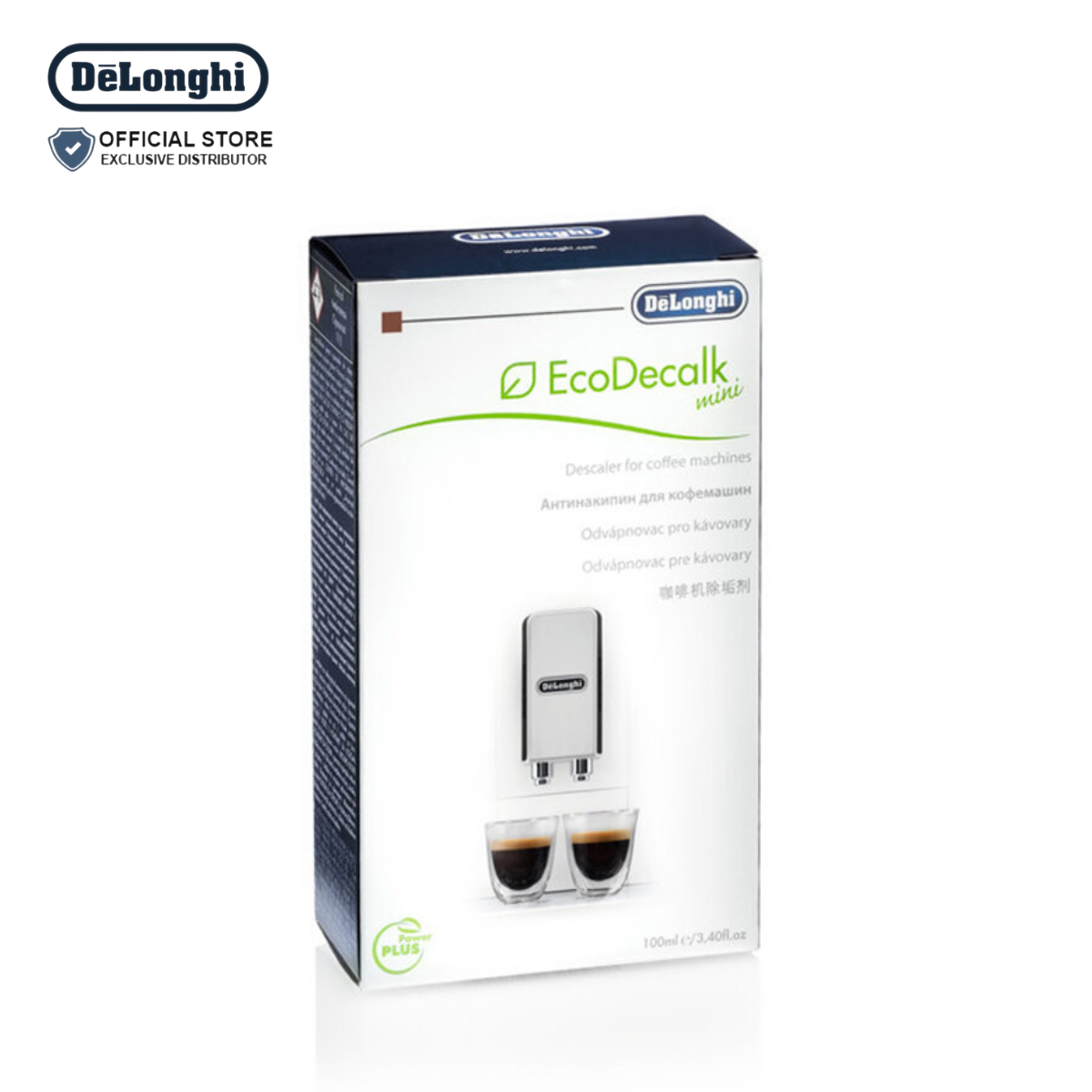 DeLonghi EcoDecalk Coffee Machine Descaler 100ml DLSC101