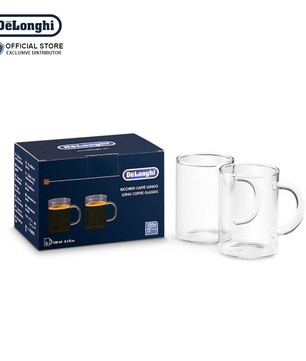 DeLonghi Long Coffee Americano Glass 250ml Set of 2 - DLSC320