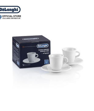 DeLonghi Porcelain Espresso Cups 70 ml Set of 2 - DLSC308