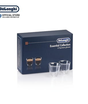 DeLonghi Double Wall Espresso Essential Collection 90ml Glasses Set of 6 - DLSC300
