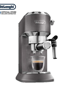 DeLonghi Dedica Manual Pump Espresso Maker Gray - EC785.GY