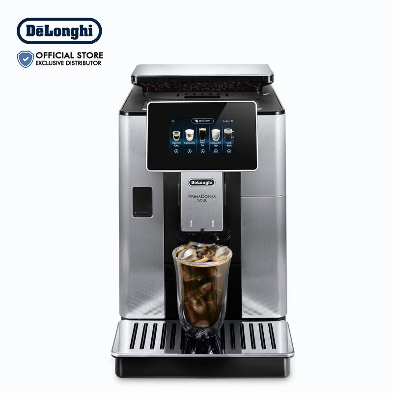 DeLonghi Fully Automatic Coffee Machine PrimaDonna Soul - ECAM610.75.MB