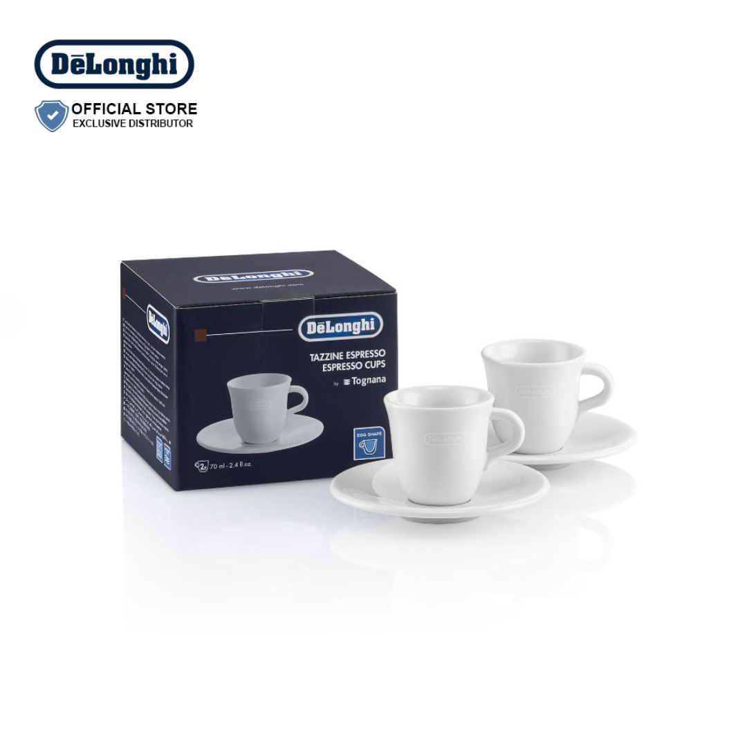 DeLonghi Ceramic Cappuccino Cups 270ml Set of 2 - DLSC309