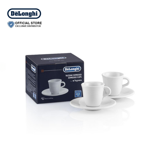 DeLonghi Ceramic Cappuccino Cups 270ml Set of 2 - DLSC309