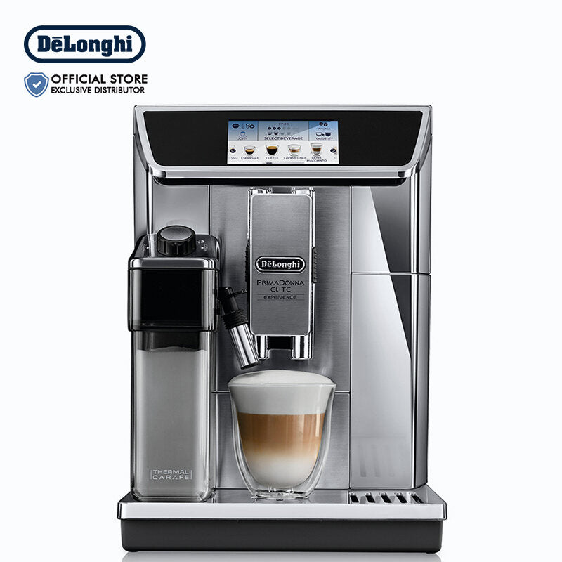 DeLonghi Fully Automatic Coffee Espresso Machine PrimaDonna Elite Experience - ECAM 650.85.MS